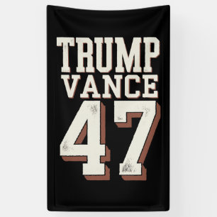 Banderoles Trump Vance Président Vintage Trump Gagne