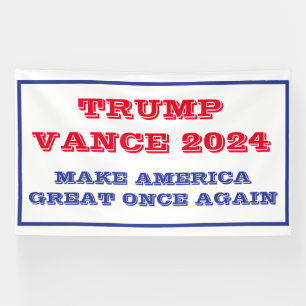 Banderoles Trump Vance Rendre sa grandeur à l'Amérique