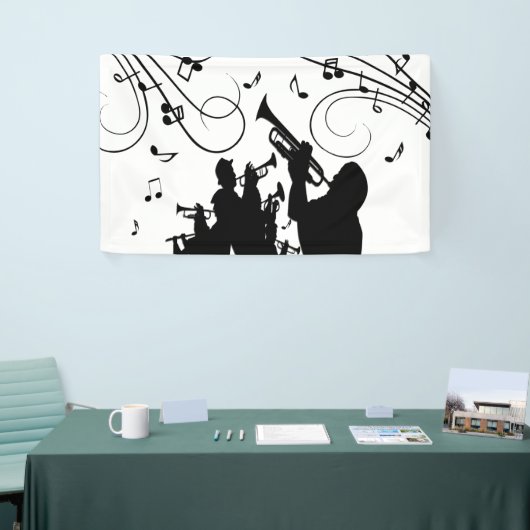 Banderoles Trumpet Section Jazz (Salon professionnel)