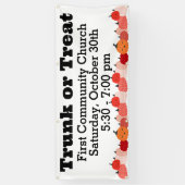 Banderoles Trunk or Treat Fall Citrouille Theme Community Eve (Vertical)