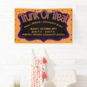 Banderoles Trunk ou Treat Community Church Event (En situation)