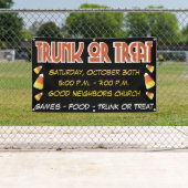 Banderoles Trunk Ou Treat Halloween Candy Corn Événement (En situation)