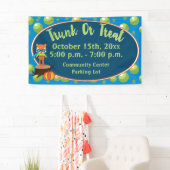 Banderoles Trunk ou Treat With Cute Super Hero Fox (En situation)