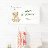 Banderoles Tu vas m'entendre hurler 1er anniversaire (En situation)