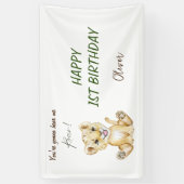 Banderoles Tu vas m'entendre hurler 1er anniversaire (Vertical)