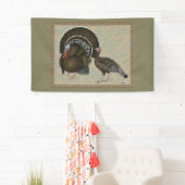 Banderoles Turkeys Standard Bronze Portrait (En situation)