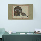 Banderoles Turkeys Standard Bronze Portrait (Salon professionnel)