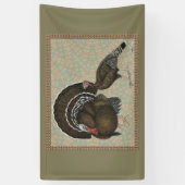 Banderoles Turkeys Standard Bronze Portrait (Vertical)