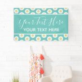 Banderoles Turquoise Joli Petit Marguerite (En situation)