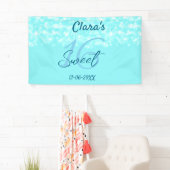 Banderoles Turquoise turquoise agate doux 16 anniversaire ajo (En situation)