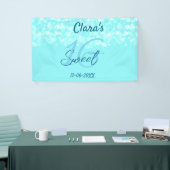 Banderoles Turquoise turquoise agate doux 16 anniversaire ajo (Salon professionnel)