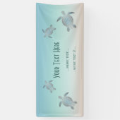 Banderoles Turtles Beach Style Maritime Côtier (Vertical)