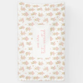 Banderoles Tutu Ballerina Baby shower lapin lapin lapin (Vertical)