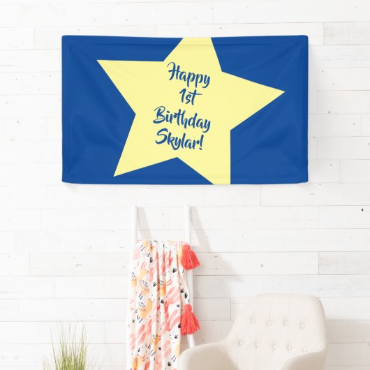 Banderoles Twinkle Little Star Cute 1er Anniversaire Thème de (En situation)