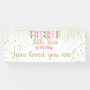 Banderoles Twinkle Twinkle Little Star Savez-vous combien aim