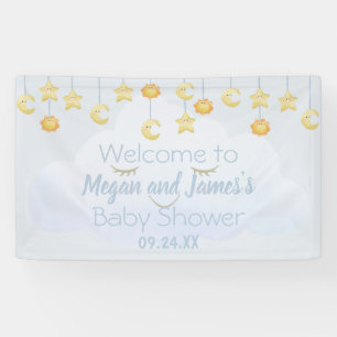Banderoles Twinkle Twinkle Stars Sprinkle Cloud Baby shower