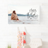 Banderoles typographie aquarelle moderne diplôme photo café (En situation)