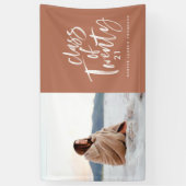 Banderoles typographie aquarelle moderne diplôme photo café (Vertical)