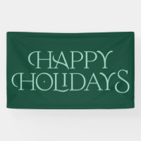 Typographie de la serif de Happy Holidays moderne