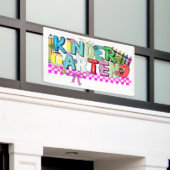 Banderoles Typographie de maternelle (Bâtiment extérieur)