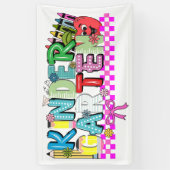 Banderoles Typographie de maternelle (Vertical)