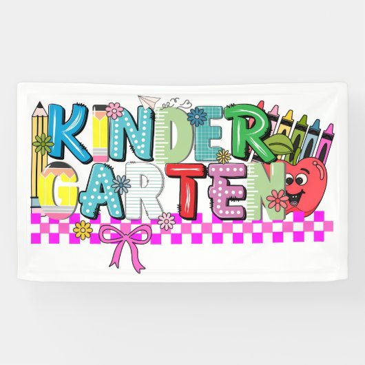 Banderoles Typographie de maternelle (Horizontal)