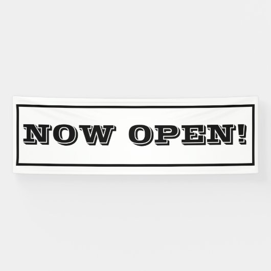 Banderoles Typographie de promotion d'entreprise simple maint (Horizontal)