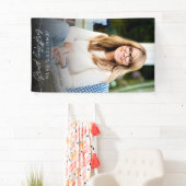 Banderoles Typographie du script photo du 50e anniversaire mo (En situation)