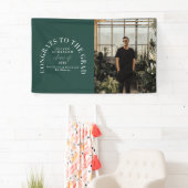 Banderoles Typographie géométrique moderne diplôme d'arc phot (En situation)