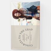 Banderoles Typographie géométrique moderne diplôme d'arc phot (Vertical)