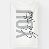 Banderoles Typographie moderne, simple, cool Vous Avez Ça (Vertical)