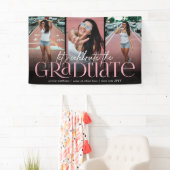 Banderoles Typographie tendance Photo Collage Graduation Part (En situation)