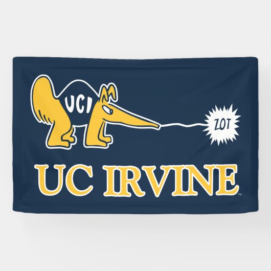 Banderoles UC Irvine | UCI Anteaters Zot! (Horizontal)