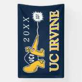 Banderoles UC Irvine | UCI Anteaters Zot! (Verticale)