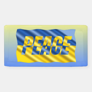 Banderoles Ukraine bleue et jaune Inspirations Paix pas de gu