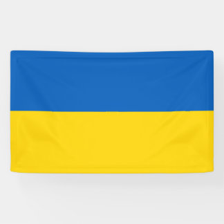 Banderoles Ukrainien de drapeau de l'Ukraine patriotique