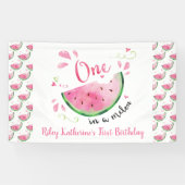 Banderoles Un à Melon Watermelon 1er Anniversaire Banne (Horizontal)