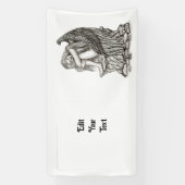 Banderoles Un ange endormi sur la pierre (Verticale)