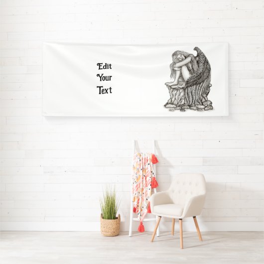 Banderoles Un ange endormi sur la pierre (Insitu)