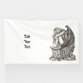 Banderoles Un ange endormi sur la pierre (Horizontal)