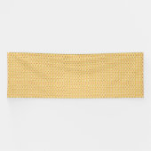 Banderoles un arrière - plan orange et jaune avec cercles (Horizontal)