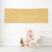 Banderoles un arrière - plan orange et jaune avec cercles (Insitu)