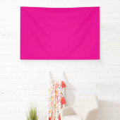 Banderoles un arrière - plan rose avec un (Insitu)
