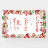 Banderoles Un Baby shower de cadre pour bébé doux (Horizontal)