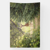 Banderoles Un cerf solitaire (Verticale)