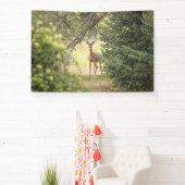 Banderoles Un cerf solitaire (Insitu)