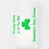 Banderoles Un Charme Chanceux Est En Route (Vertical)