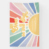 Banderoles Un Dans Le Soleil Soleil 1er Anniversaire Arc-en-c (Verticale)