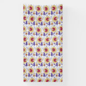 Banderoles Un design dynamique avec création jaune et orange (Verticale)