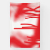 Banderoles Un design graphique avec sha rouge et orange audac (Verticale)